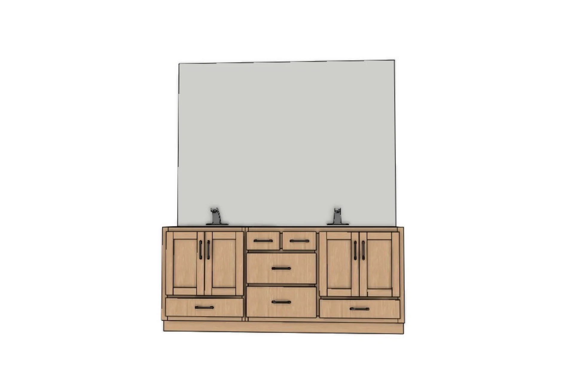 Laptop showing a 3D rendering of a kitchen remodel beside the actual kitchen