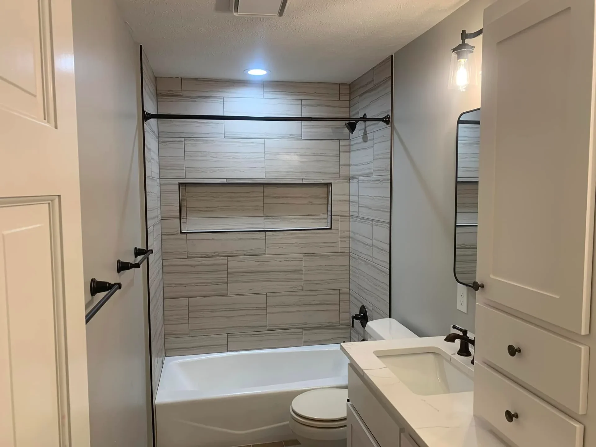 bathroom remodel, after
