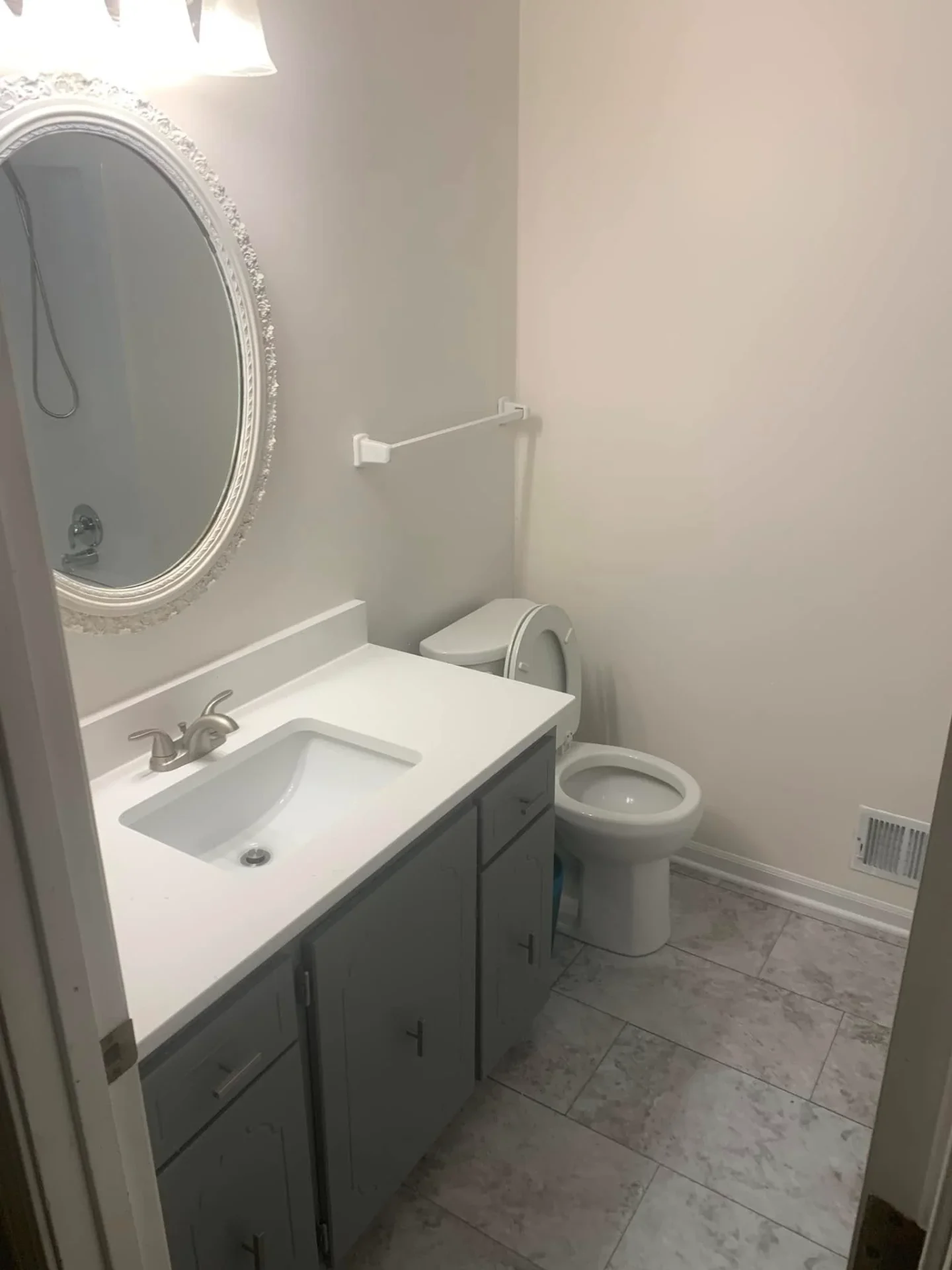 bathroom remodel, after
