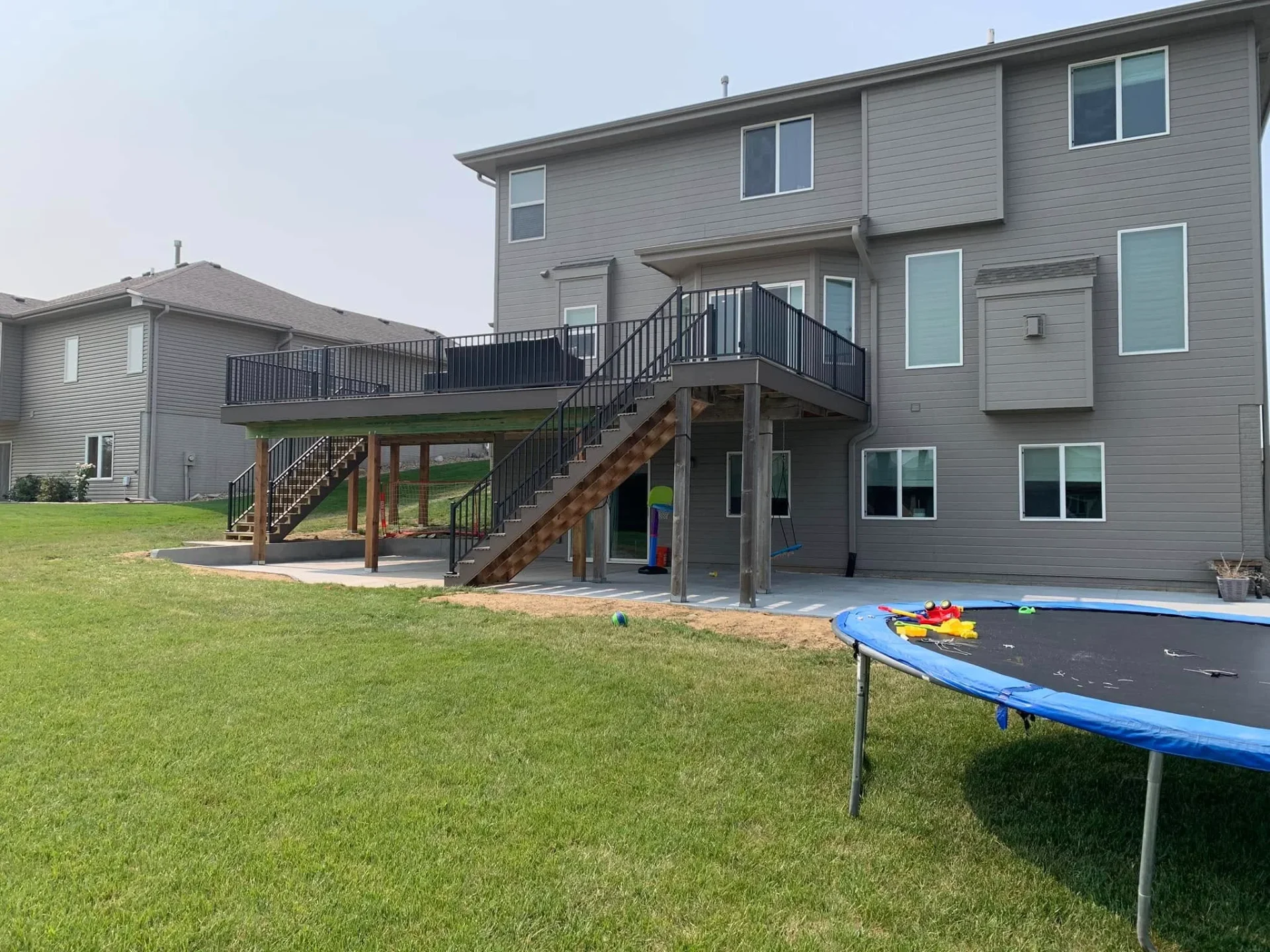 deck renovation in Omaha, after